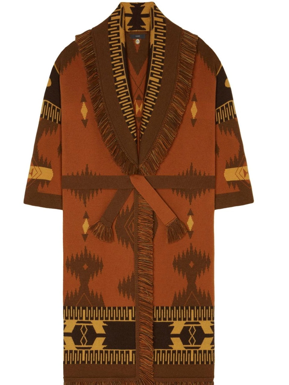 Affordable Alanui cardigan Women geometric-pattern jacquard 0726